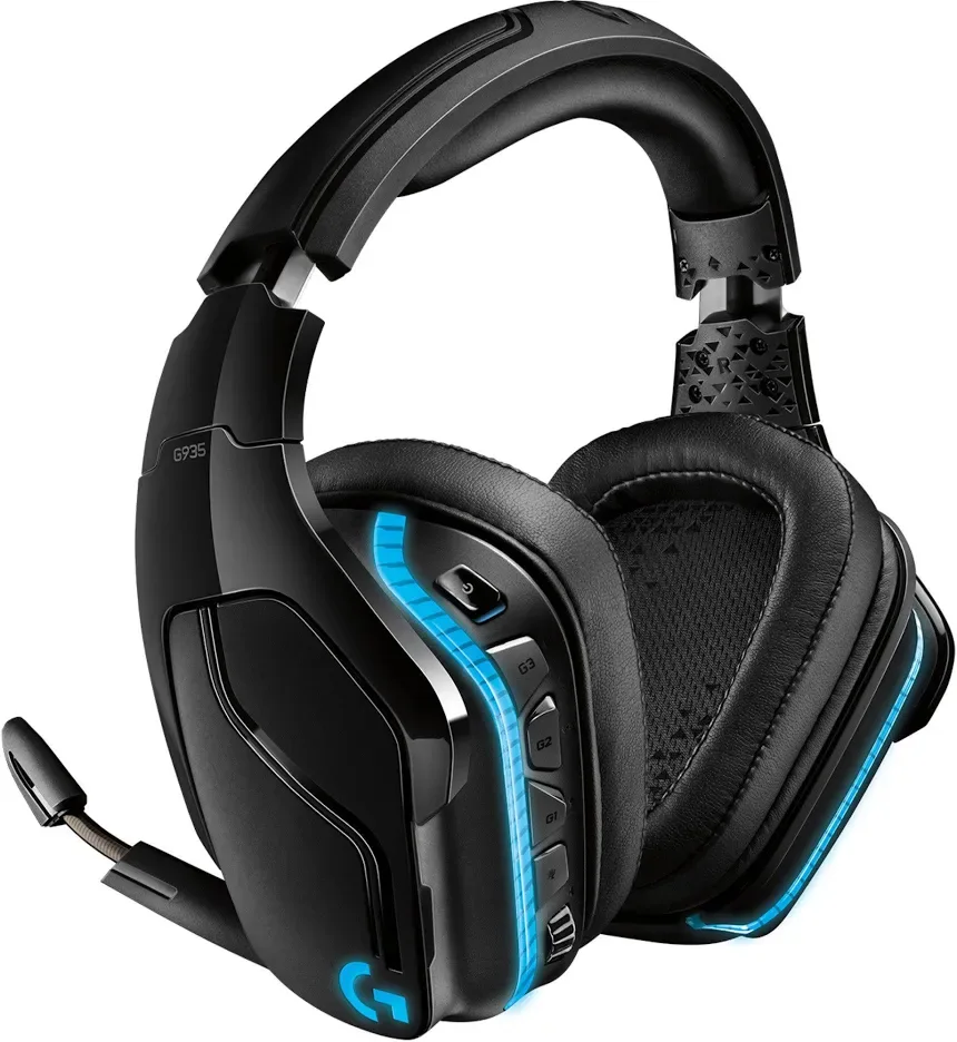 Logitech G935 Wireless Noir - vue 1