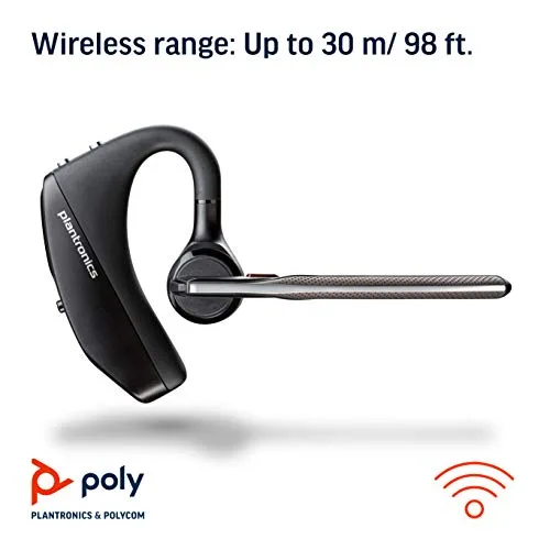 Micro-casque Bluetooth - HP Inc. - Poly Voyager 5200 Office - Intra-auriculaire - Noir - Sans fil - vue 5