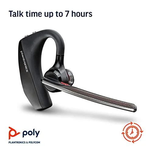 Micro-casque Bluetooth - HP Inc. - Poly Voyager 5200 Office - Intra-auriculaire - Noir - Sans fil - vue 6