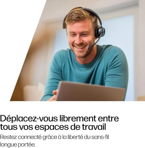 Micro-casque Bluetooth monaural Poly Voyager 4310 UC avec technologie antibruit - vue 3