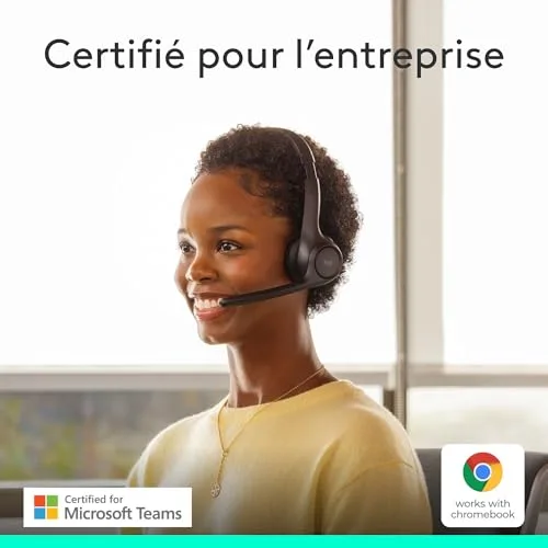 Logitech Zone 305 Micro-casque Bluetooth 5.3 20h ANC - vue 2