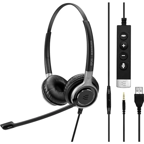EPOS IMPACT SC 665 USB Micro-casque sur-oreille filaire Noir argent