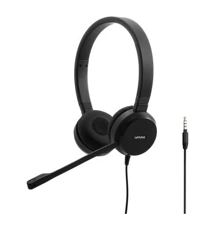 Micro-casque filaire LENOVO Pro Wired Stereo VOIP - Noir - vue 4