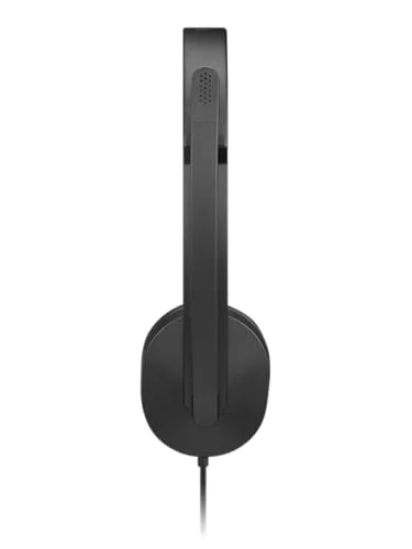 Micro-casque - filaire - USB-A - Lenovo - Lenovo Gen 2 - Micro-casque - sur-oreille - filaire - USB-A - noir - vue 3