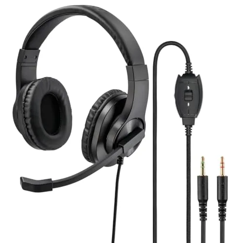 Hama HS-P300 PC Office Headset Filaire Stéréo Noir