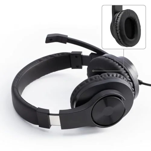 Hama HS-P300 PC Office Headset Filaire Stéréo Noir - vue 5