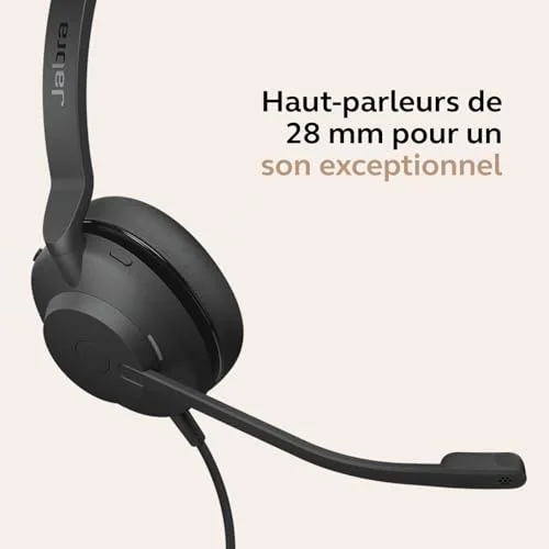 Jabra Evolve2 30 SE Stéréo USB-A/USB-C Noir - vue 7