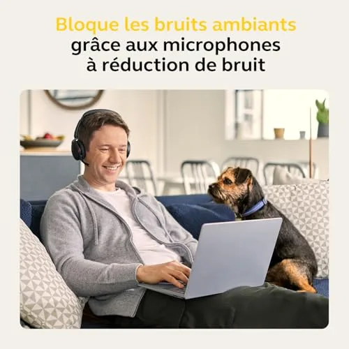 Jabra Evolve2 65 Flex UC Stereo ANC Hybride Bluetooth 5.2 - vue 3