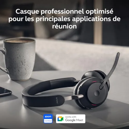 Jabra Evolve2 65 Noir Sans-fil Stéréo Supra-aural - vue 5