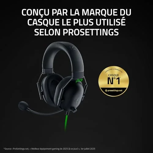 Razer BlackShark V2 X 7.1 Filaire Jack 3,5 mm - vue 2