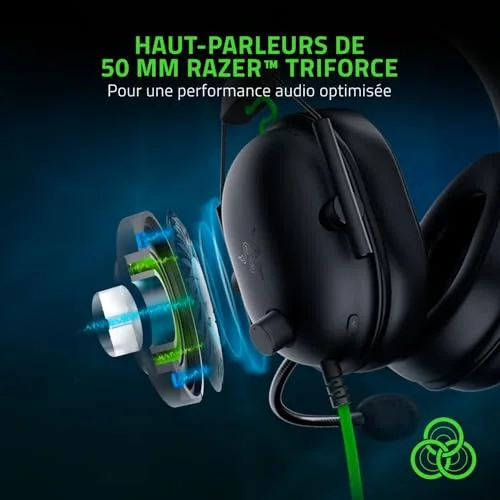 Razer BlackShark V2 X 7.1 Filaire Jack 3,5 mm - vue 3