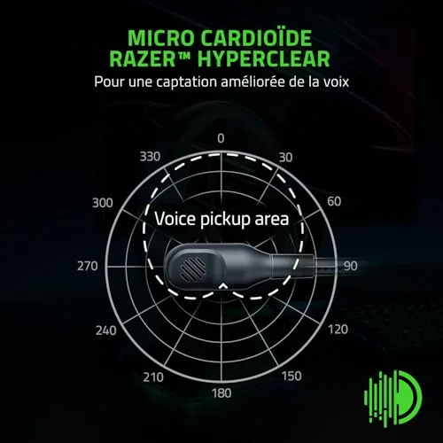 Razer BlackShark V2 X 7.1 Filaire Jack 3,5 mm - vue 4