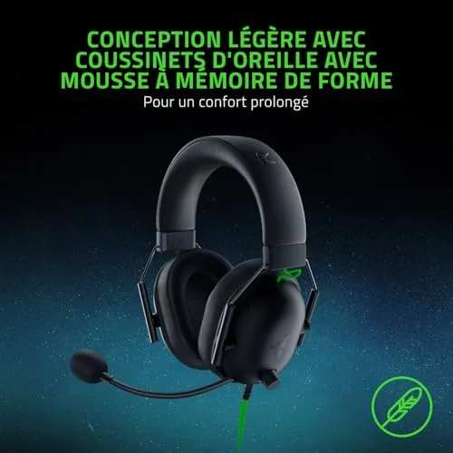 Razer BlackShark V2 X 7.1 Filaire Jack 3,5 mm - vue 6