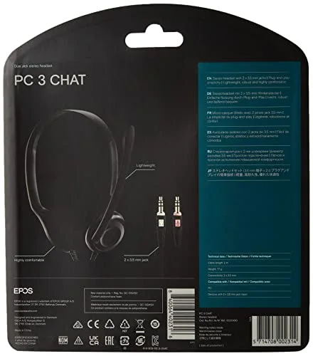 Sennheiser PC 3 Chat Casque filaire stéréo micro antibruit - vue 2