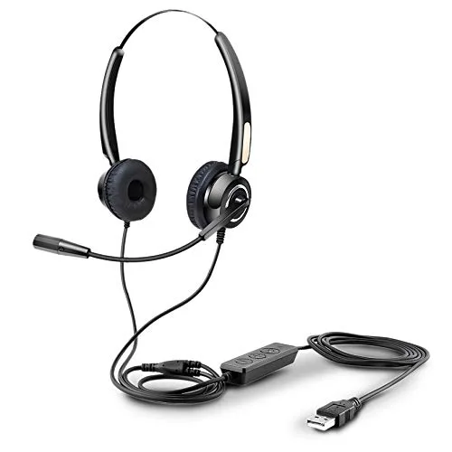 Urban Factory MOVEE Micro-casque Filaire USB Sur-oreille Noir