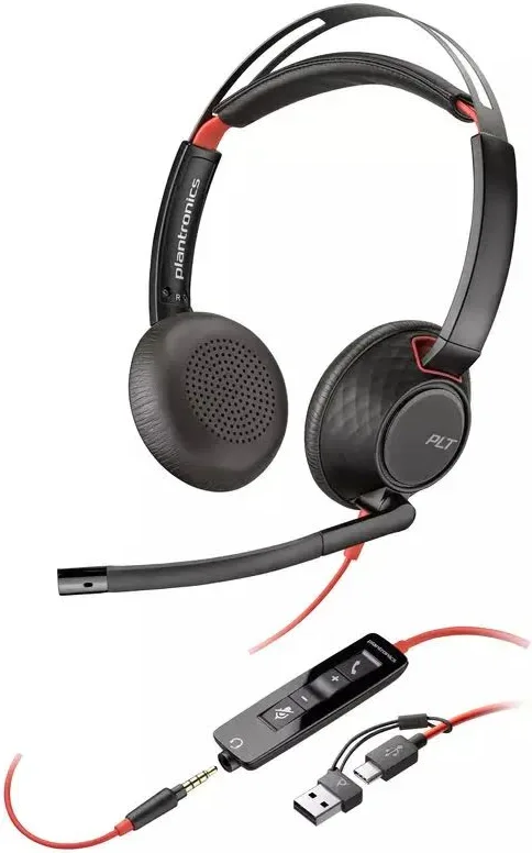 Poly Blackwire 5220 Noir - vue 1