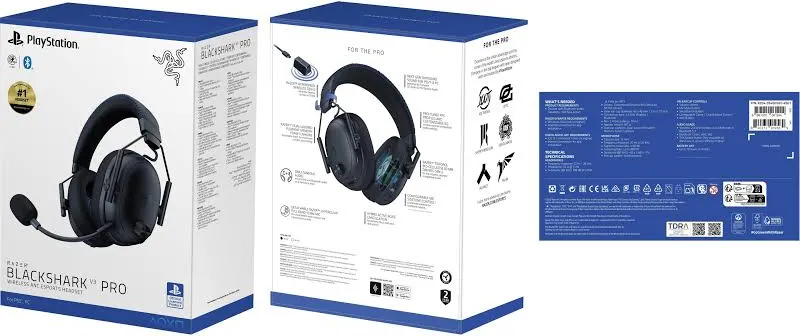 Razer BlackShark V3 Pro Noir - vue 5