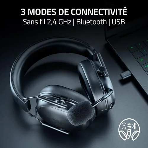 Razer BlackShark V3 X Hyperspeed - vue 8