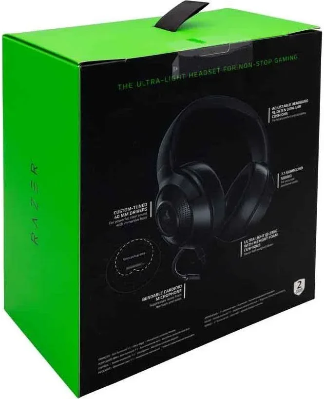 Razer Kraken X Lite Noir - vue 5