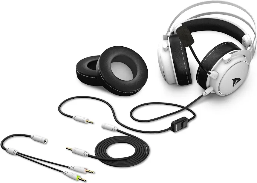 Sharkoon SKILLER SGH50 Blanc - vue 2