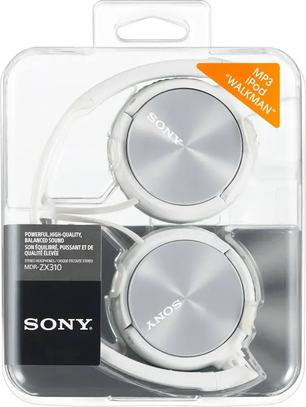 Sony MDR-ZX310W Blanc - vue 4