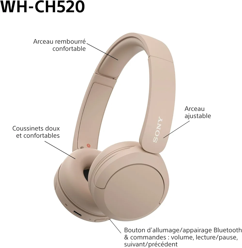 Sony WH-CH520 Beige