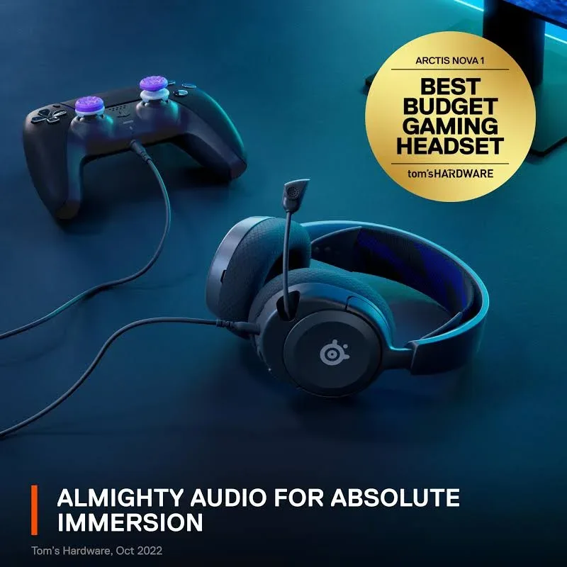 SteelSeries Arctis Nova 1P Noir - vue 5