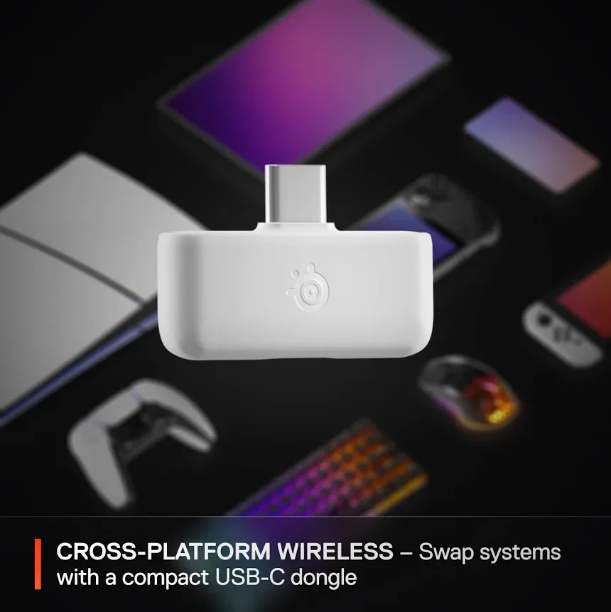 SteelSeries Arctis Nova 5 Wireless Blanc - vue 5