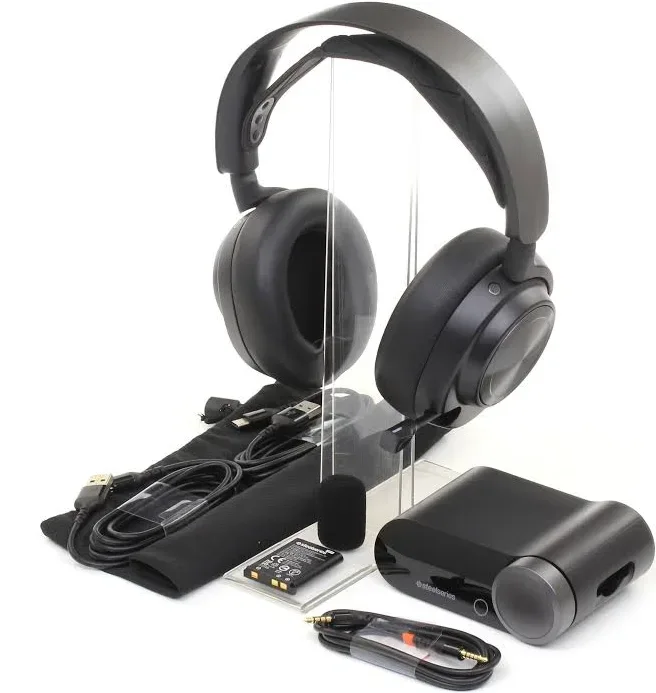 SteelSeries Arctis Nova Pro Wireless Noir - vue 3