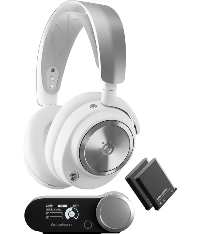 SteelSeries Arctis Nova Pro WL Blanc - vue 1