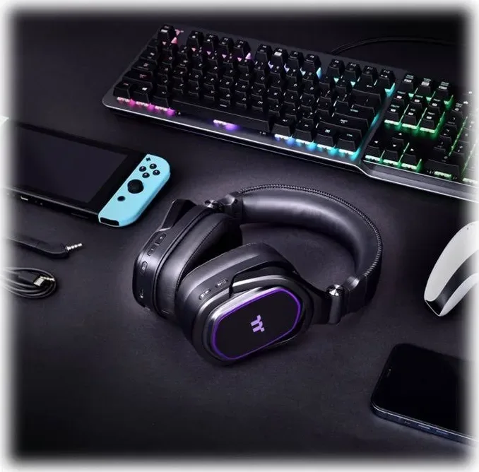 Thermaltake ARGENT H5 RGB Wireless Noir - vue 4