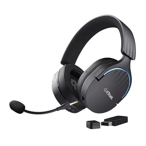 Trust GXT 491 Fayzo Casque Gaming Sans-Fil Bluetooth 7.1 Surround Noir