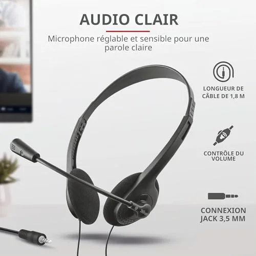 Trust Primo Chat 21665 On-ear Filaire 3,5 mm - vue 2