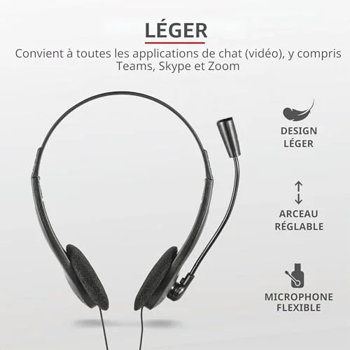 Trust Primo Chat 21665 On-ear Filaire 3,5 mm - vue 3