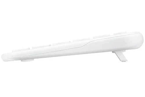 Asus Marshmallow KW100 Blanc AZERTY Sans Fil Bluetooth 75% - vue 2