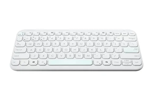 Asus Marshmallow KW100 Blanc AZERTY Sans Fil Bluetooth 75% - vue 4