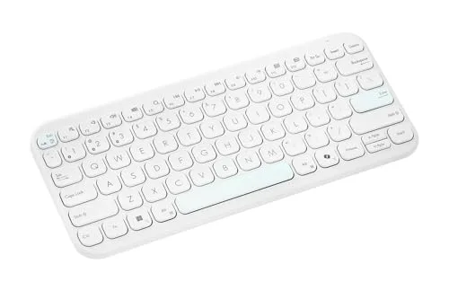 Asus Marshmallow KW100 Blanc AZERTY Sans Fil Bluetooth 75% - vue 5