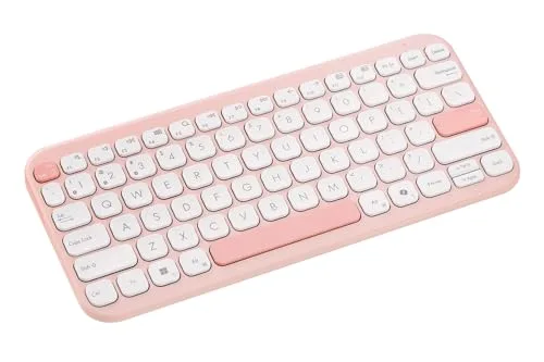 Asus KW100 Marshmallow Clavier Sans Fil 75% AZERTY Rose - vue 5