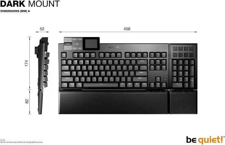 be quiet! Dark Mount Silent Tactile Noir - vue 2
