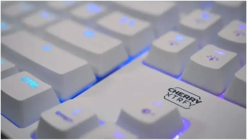 CHERRY XTRFY K4V2 RGB TKL Blanc - vue 4
