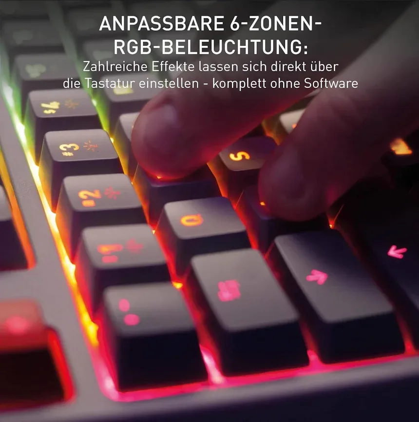 CHERRY XTRFY K4V2 RGB TKL Retro Edition Gris - vue 5