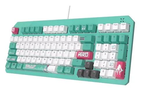 ASUS TUF Gaming K3 Gen II Hatsune Miku Edition RGB IP57 - vue 3