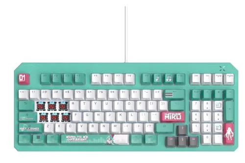 ASUS TUF Gaming K3 Gen II Hatsune Miku Edition RGB IP57 - vue 5
