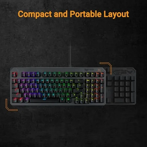 Asus TUF Gaming K3 Gen II RGB Opto-mécanique AZERTY - vue 2