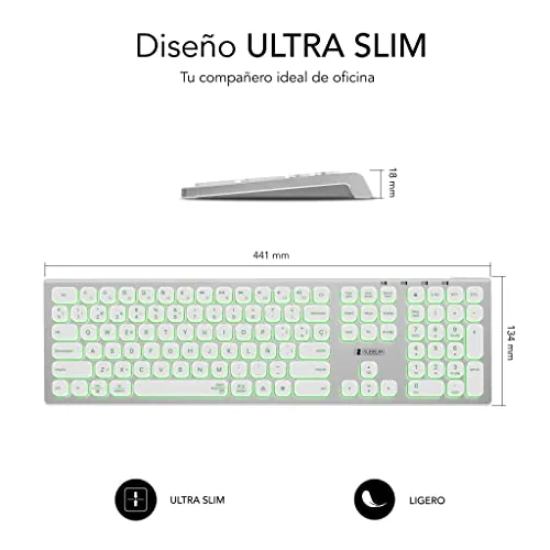 Subblim Master SUBKB-3MIE300 clavier sans fil rétroéclairé - vue 5