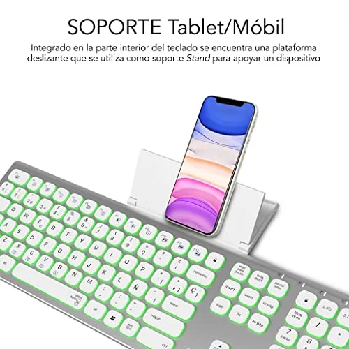 Subblim Master SUBKB-3MIE300 clavier sans fil rétroéclairé - vue 7