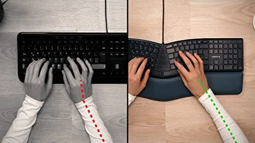 Cherry KC 4500 ERGO Clavier ergonomique filaire AZERTY - vue 8