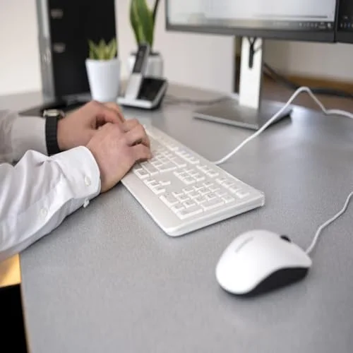 Cherry KC 1000 Clavier filaire AZERTY Blanc Membrane - vue 5