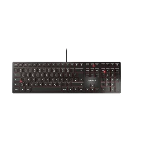 Cherry KC 6000 Slim Noir AZERTY Ciseaux