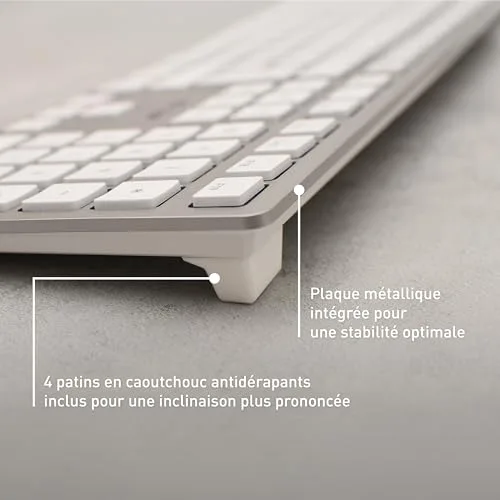 Cherry KC 6000 Slim pour Mac USB QWERTY Argent - vue 6